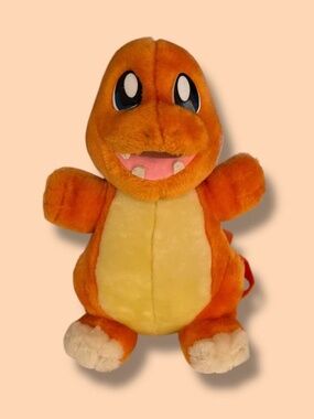 1990s Game Freak Nintendo Pokemon Charmander Plush Backpack